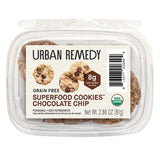 Urban Remedy Organic Superfood Cookies Chocolate Chip - Bite-Sized, Grain-Free Cookies With Almond Flour, Vegan Chocolate Chips & Seeds. Gluten-Free