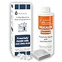 Ouxunus Complete Care Kit for Hard Water & Well Users, Compatible with Nespresso Vertuo Coffee Machines, 16.9 fl Oz Gentle Descaler (4 Uses), 8