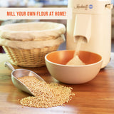 100% Organic Hard White Wheat Berries - 25 lbs