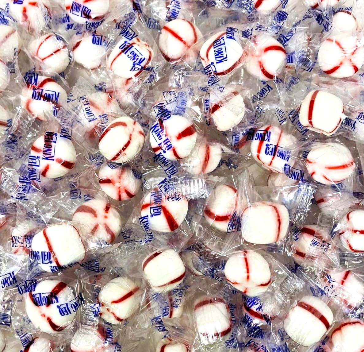 Soft Peppermint Puffs, Natural(1 Pound) Net Wt. 16oz. Soft Candy Peppermints