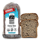 Happy Campers Classy Slice Gluten Free Bread, Organic, Non-GMO, Vegan, 16.2 oz Loaf (Pack of 2)