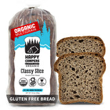 Happy Campers Classy Slice Gluten Free Bread, Organic, Non-GMO, Vegan, 16.2 oz Loaf (Pack of 2)