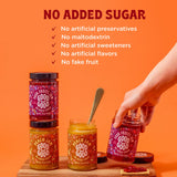 GOOD GOOD Four Fruits Jam - No Added Sugar - Low Calorie - Gluten Free and Vegan - Diabetic and Keto Friendly - 12oz / 330g (Pack of 1)