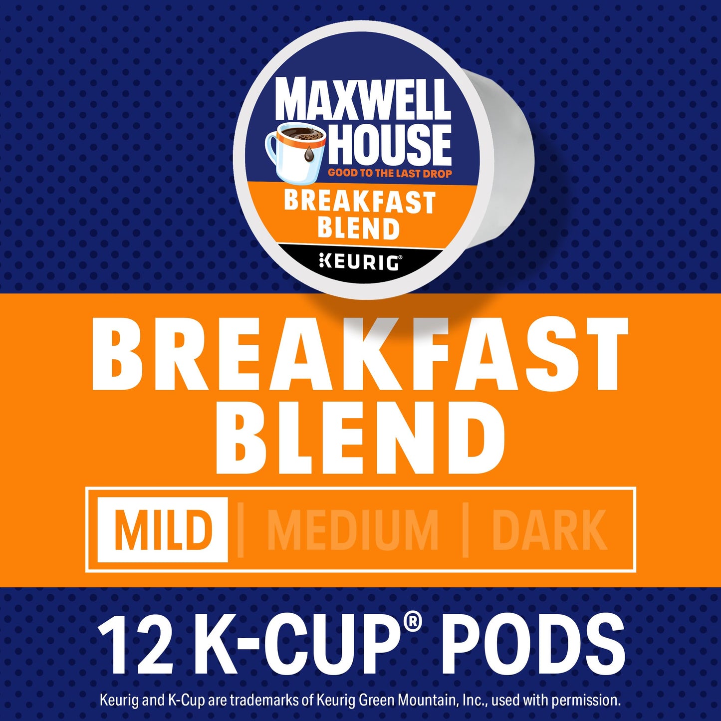Maxwell House Breakfast Blend K-Cups (12-Count Box) (Pack of 3) [RETAIL PACKAGING]