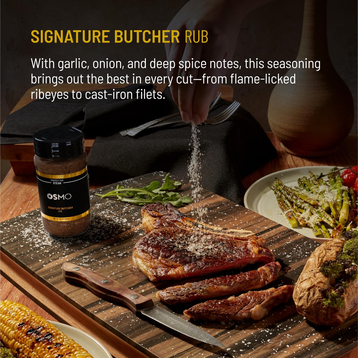 Osmo Seasoning Bundle By Chef Nick DiGiovanni - Premium Gourmet Seasoning Collection Perfect for Chicken, Steak, Fish or Vegetables, Chef-Selected