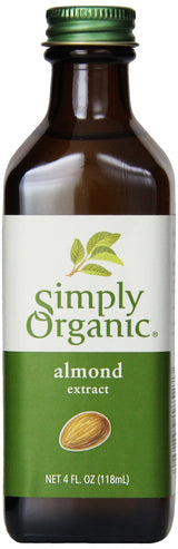 Simply Organic Almond Extract, Certified Organic, 4 Ounce
