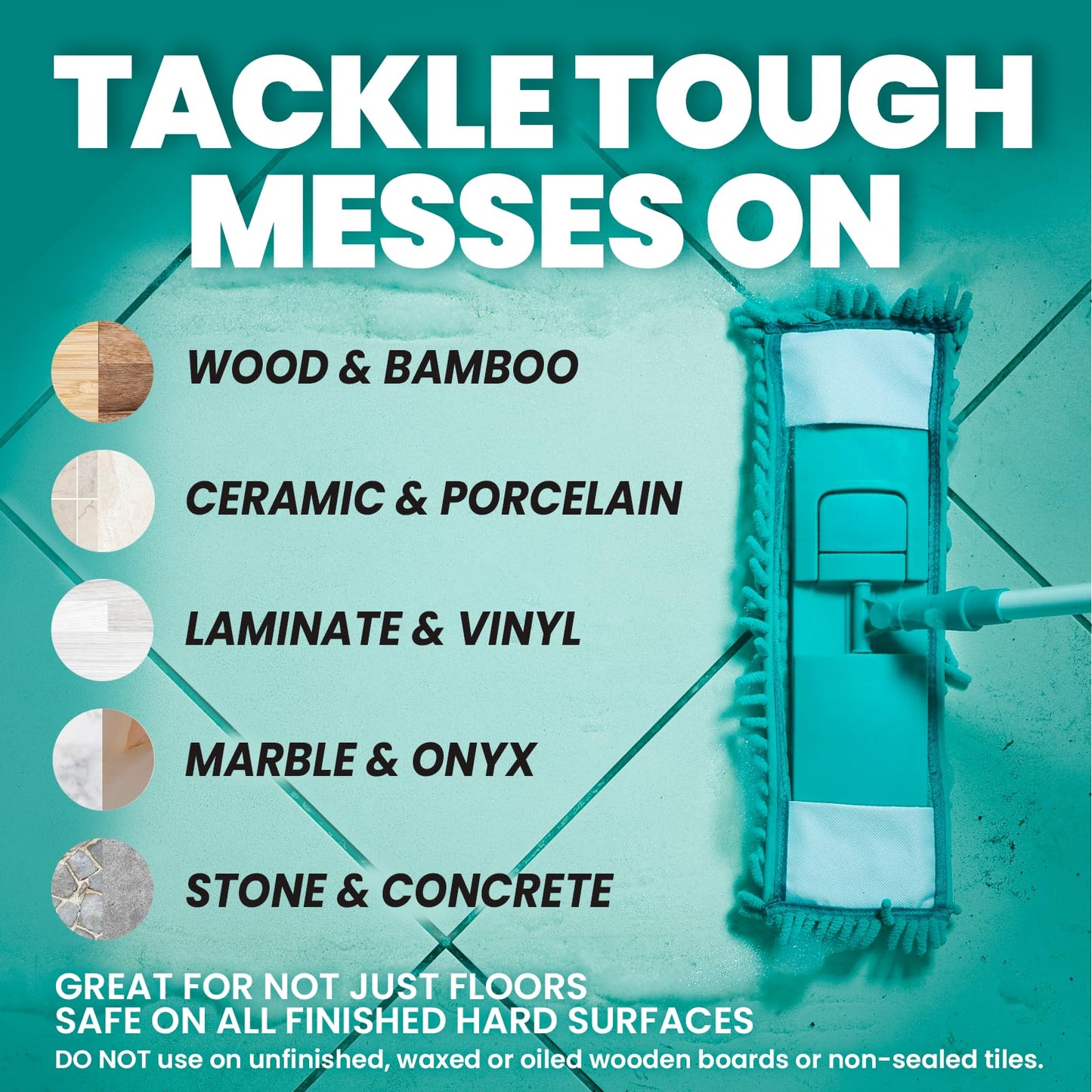 Uncle Todd's Ultra Concentrated Floor Cleaner For Mopping: 60 Natural, 100% Dissolvable Sheets for Mopping - Hardwood & Wood Floor Cleaner