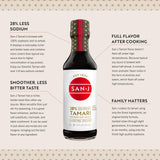 San-J - Gluten Free Tamari Soy Sauce with 28% Less Sodium - Specially Brewed - Made with 100% Soy - 20 oz. Bottles - 2 Pack