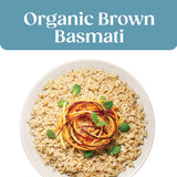 SEEDS OF CHANGE Certified Organic Brown Basmati Rice, Organic Food, 8.5 OZ Pouch