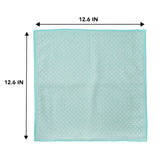 Martha Stewart Microfiber Scrub Kitchen Cloths, Polka Dot, 12 Count
