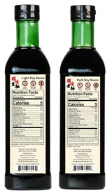 NPG Light & Dark Soy Sauce Set 16.9 fl oz (Pack of 2), Vegan, Non-GMO