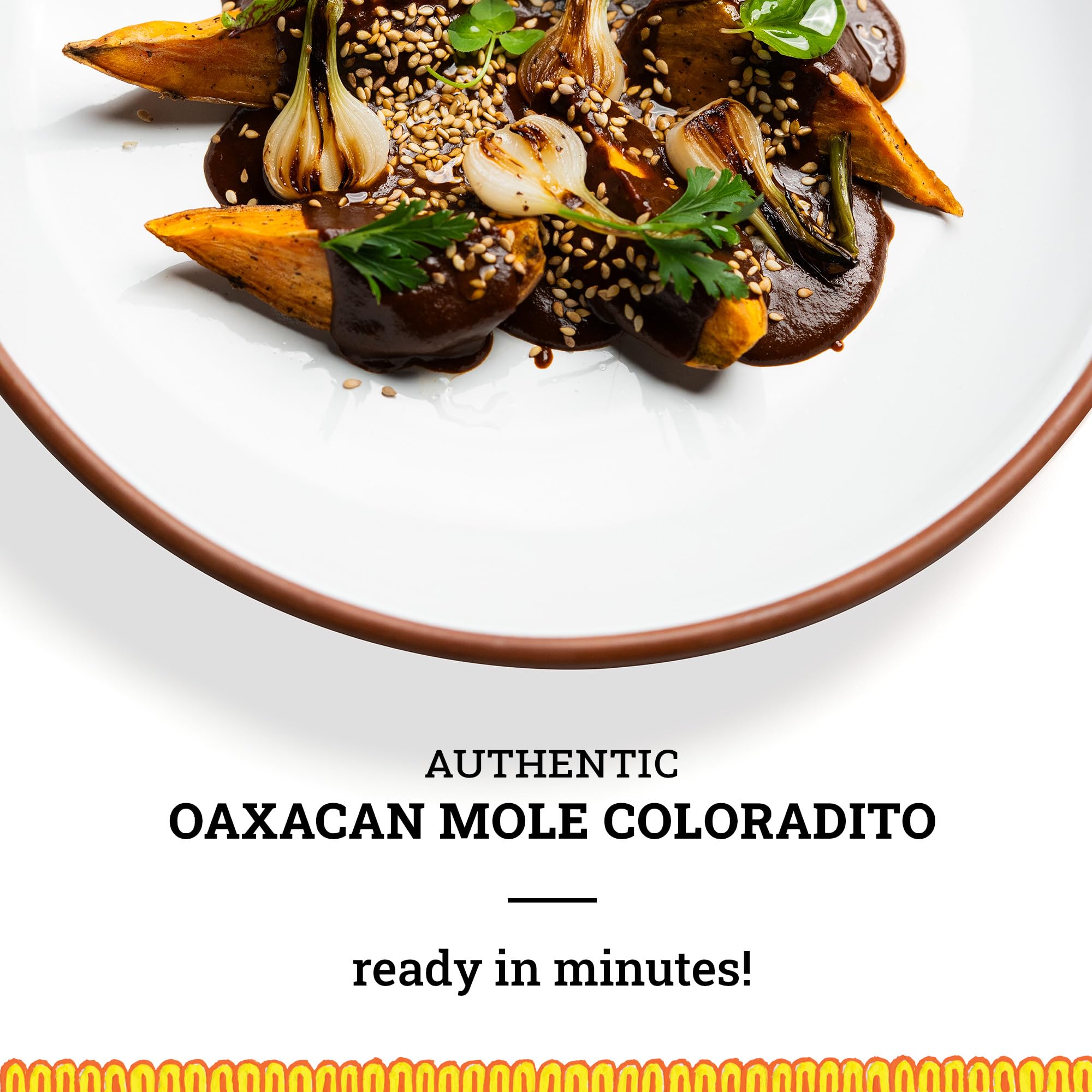 Ya Oaxaca - Mole Sauce - Coloradito - Mild Spice - Blend of Smoked & Dried Chiles, Spices, & House Made Chocolate - Vegan, Gluten Free - Great on