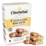 Traditional Almond Biscotti, Cantuccini d'Abruzzo, Italian Cookies made with real quality ingredients, 200 G, 7 oz, L'Oro del Sud