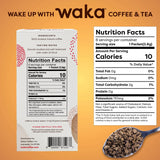 Waka Premium Decaf Instant Coffee Sachets - 100% Arabica Freeze Dried Beans - For Hot or Iced Coffee (8 Count, Decaf Medium Roast)