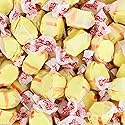 Banana Salt Water Taffy - Individually Wrapped Assorted Flavors - Old Fashion Saltwater Taffy Candy Bulk (1 Pound)