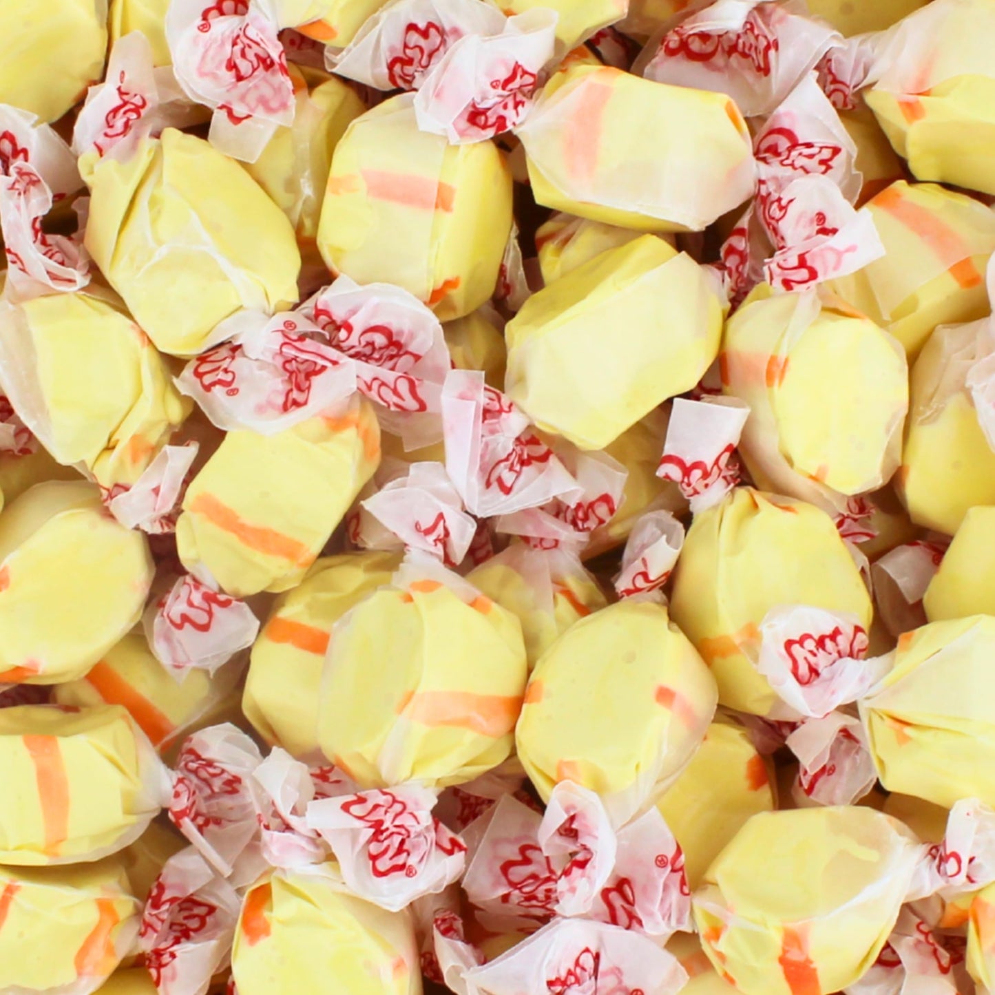 Banana Salt Water Taffy - Individually Wrapped Assorted Flavors - Old Fashion Saltwater Taffy Candy Bulk (1 Pound)