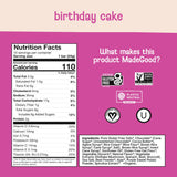 MadeGood Organic Chocolate Drizzled Birthday Cake Granola Bars (10 Count) 8.5 OZ