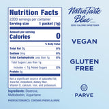 NatraTaste Blue Zero Calorie Aspartame Sweetener Packets, 2000 Ct., Gluten Free, Vegan, Sugar Substitute for Hot and Cold Drinks, Coffee, Iced Tea, Baking and More