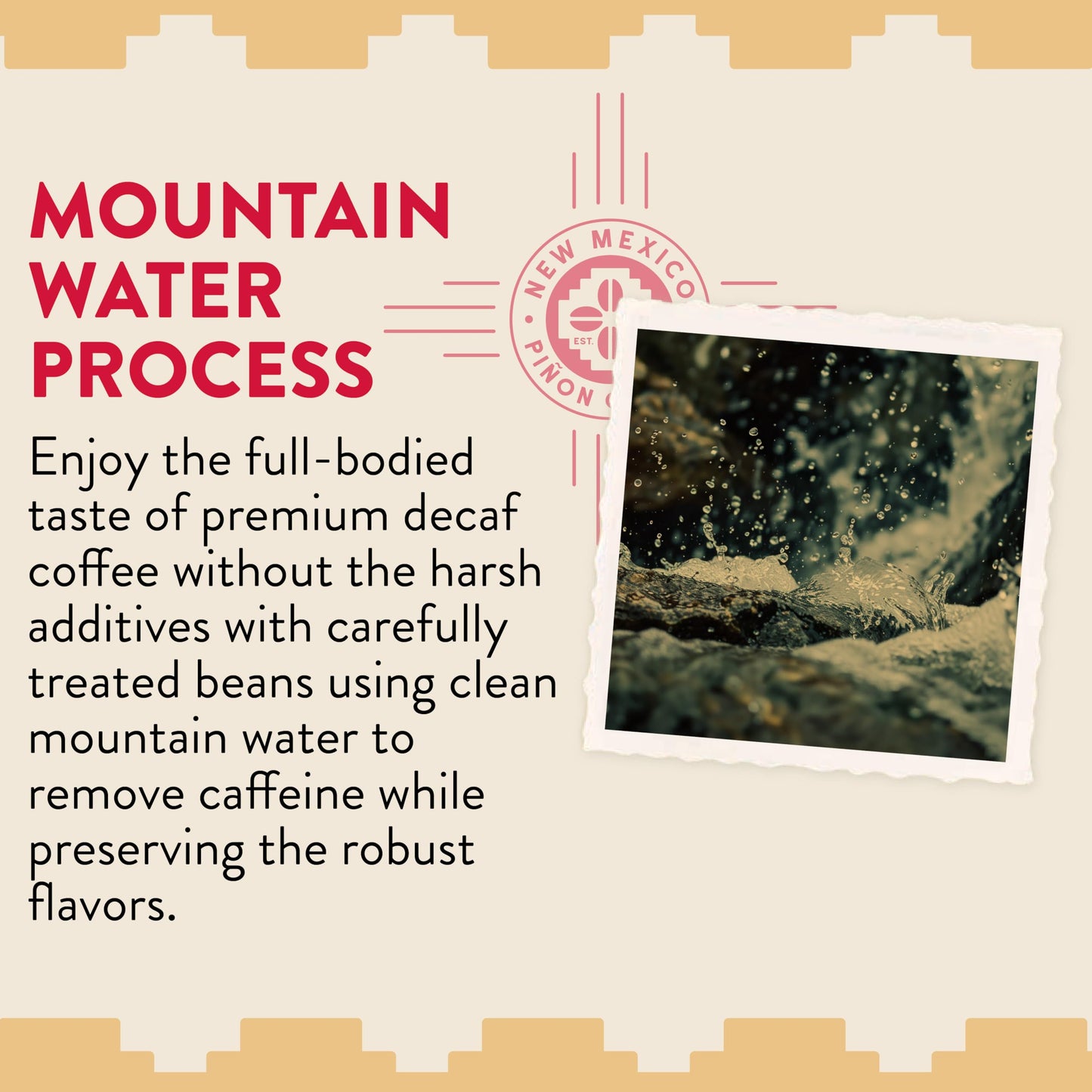 New Mexico Piñon Coffee Naturally Flavored Coffee (Traditional Piñon Ground Decaf, 2 pound)