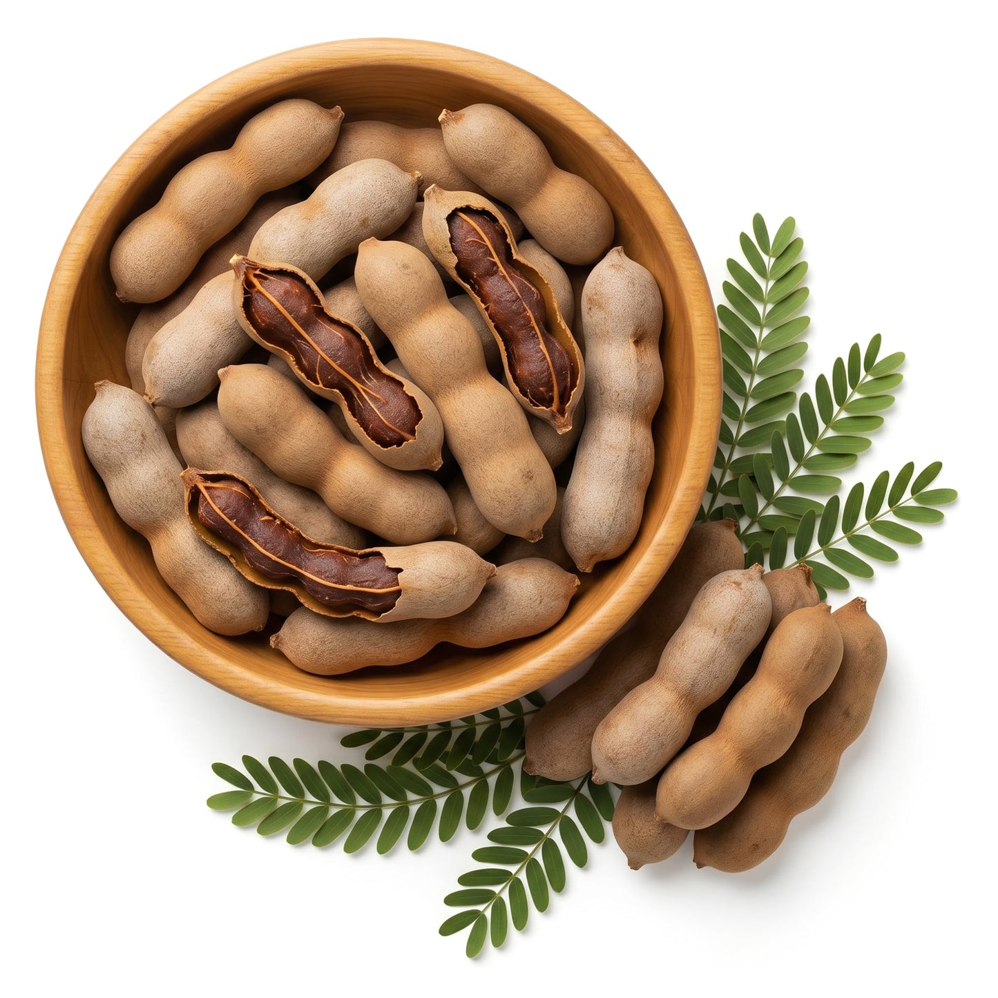 NY SPICE SHOP Sour Tamarind Pods - Thailand Tamarinds Fruit - Fresh Whole Dried Tamarindo - Healthy Snack - Delicious & Nutritious Herbal Fruits - 3