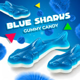 Blue Gummy Sharks Candy | 1 Pound Bag | Shark Gummies | Blue Candy for Buffets, Decorative Jars, Goodie Bags, and Themed Events | Blue Raspberry