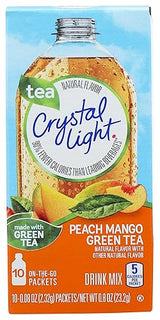 Crystal Light Sugar-Free Peach Mango Drink Mix (10 On-the-Go Packets)