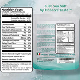 0.5LB Ocean's Taste Baja Sea Salt, Coarse Natural Grain, 4X More Minerals than Celtic Salt, 30% Less Sodium, Mineral Salt Ideal for Electrolytes
