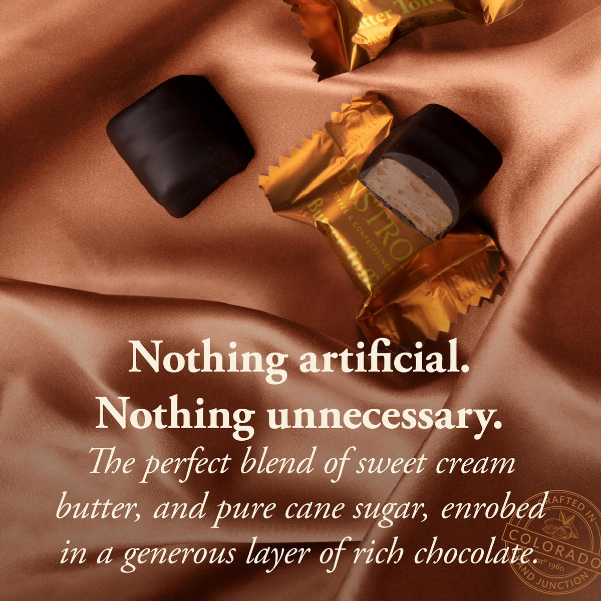 Enstrom Butter Toffee Petites Gift Box, Dark Chocolate
