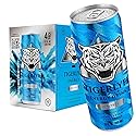 TIGERLYFE Energy Drink 4 Pack, Sugar Free Energy Drink, Zero Calorie, Zero Carb, Diet Energy Drinks Bulk, 12oz Slim Can, Zero Sugar Energy Drinks