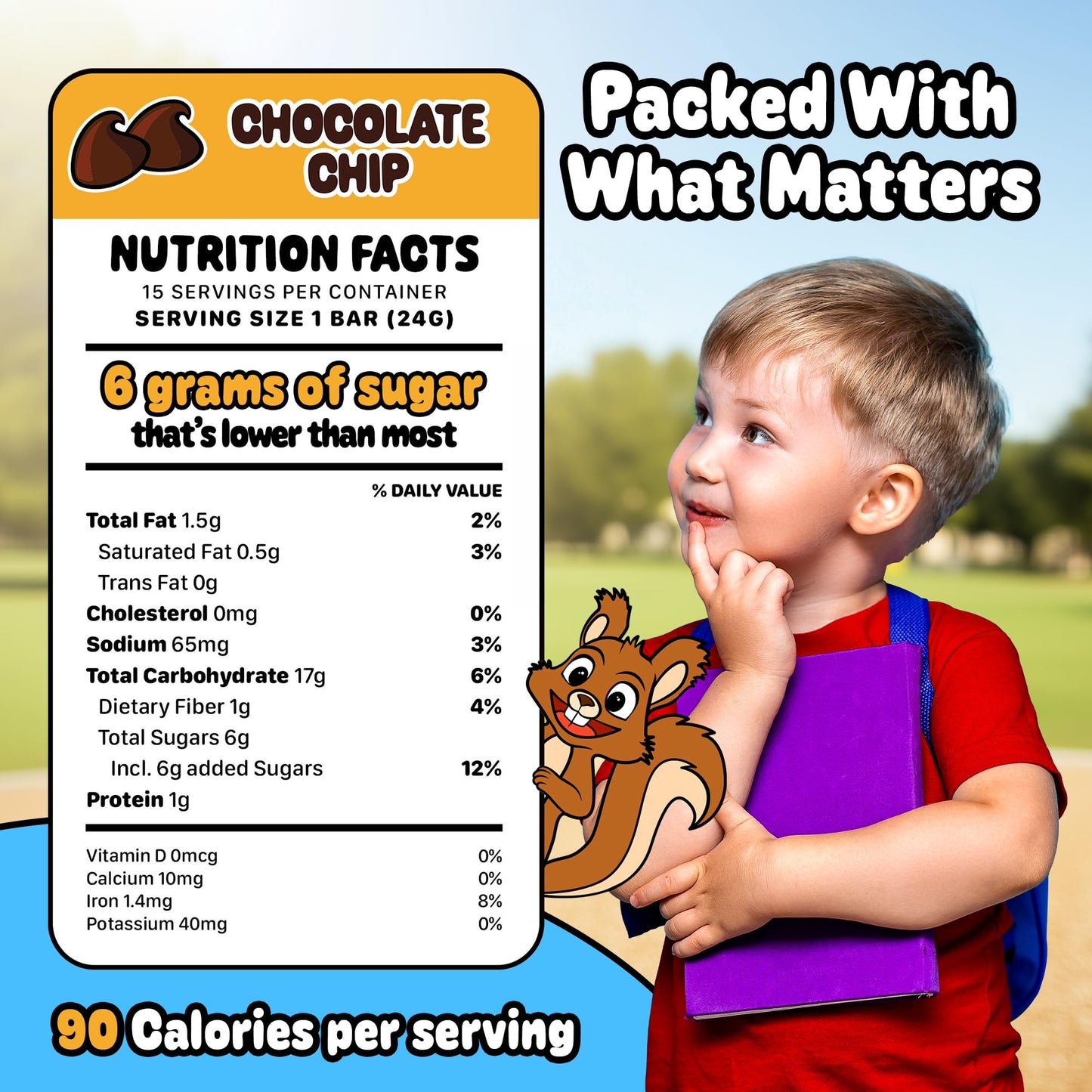 Snakkidz Organic Chewy Granola Bars for Kids, Allergen-Free, Nut-Free, Gluten-Free, Low Sugar Snack Bars Made with Avocado Oil, Individually Wrapped