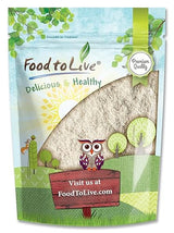Food to Live Unbleached White Fine Pastry Flour, 1 Pound - Stone Ground from Soft White Whole Wheat Berries, Finely Milled and Sifted, Unbromated