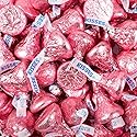Pink Candy Milk Chocolate Kisses 180 ct Plus Exclusive Bonus Free Kiss Stickers