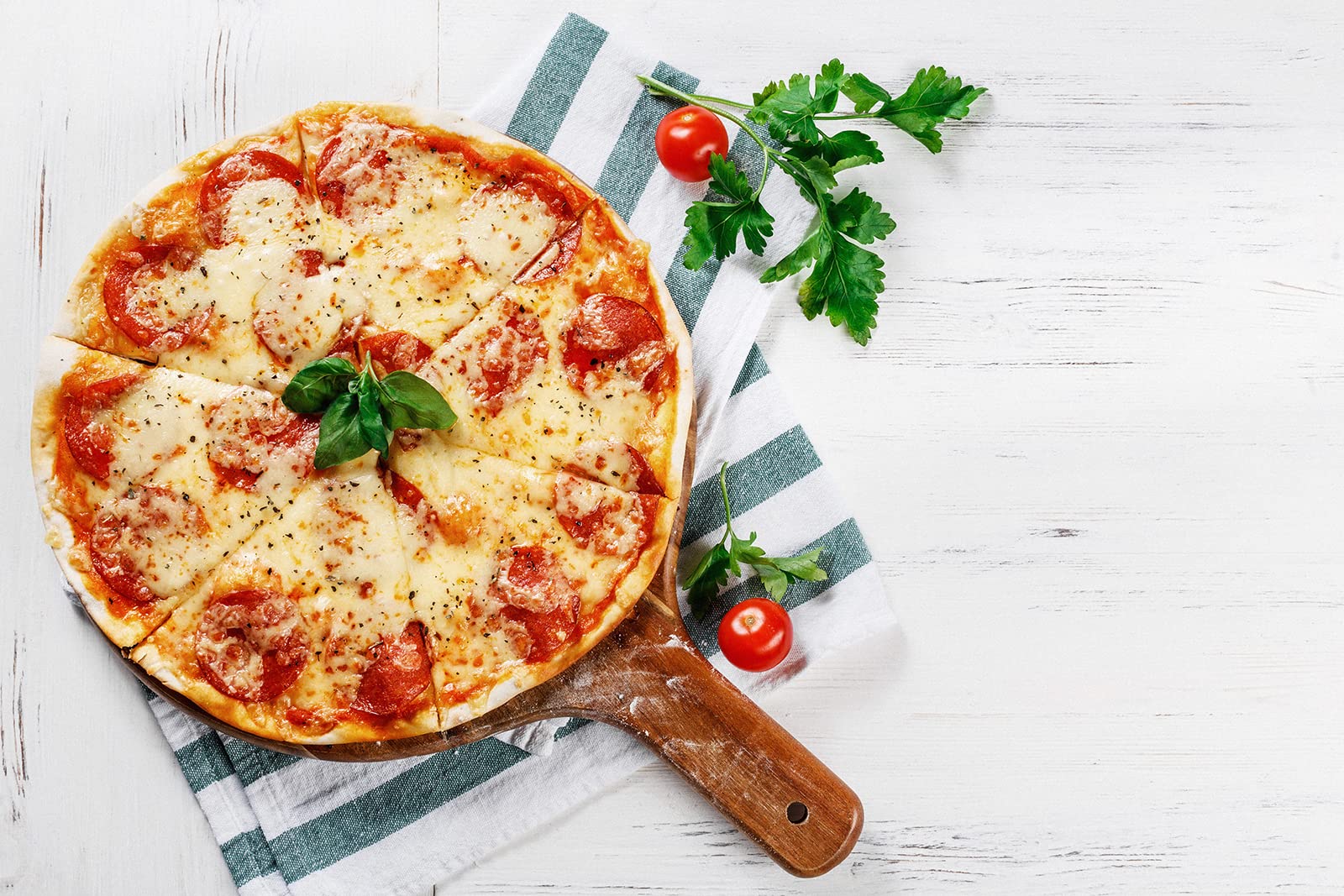 Maui Keto Treats Original Pizza Crust Mix - Gluten Free, Low Carb Prepared with Almond Flour, Sea Salt - 7.5 Oz (Basil Pizza Crust)