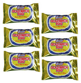 Elmer Gold Brick Eggs - Pack of 6 - Milk Chocolate Covered Pecan Melt Aways - Perfect for Friends and Family - Start an Easter Tradition