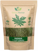 Papaya Leaf Tea 8 Oz(Crushed, Dried, 8 OZ), Dried from Fresh Green Leaves, 100% Loose Leaves (1)