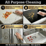 Thirteen Chefs Multi-Surface Cleaner for Kitchen, Home and Bath - Cleans All Countertops, Stainless Steel, Glass, Floor and Tile - 16oz Spray Bottle