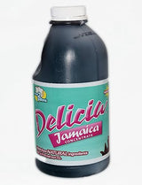Delicia Jamaica Juice Concentrate - 32 oz Natural Ingredient - Jamaica Flower Extract Flavored Beverage
