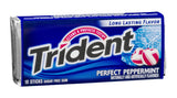 Trident Perfect Peppermint Sugar Free Gum (Case of 12)