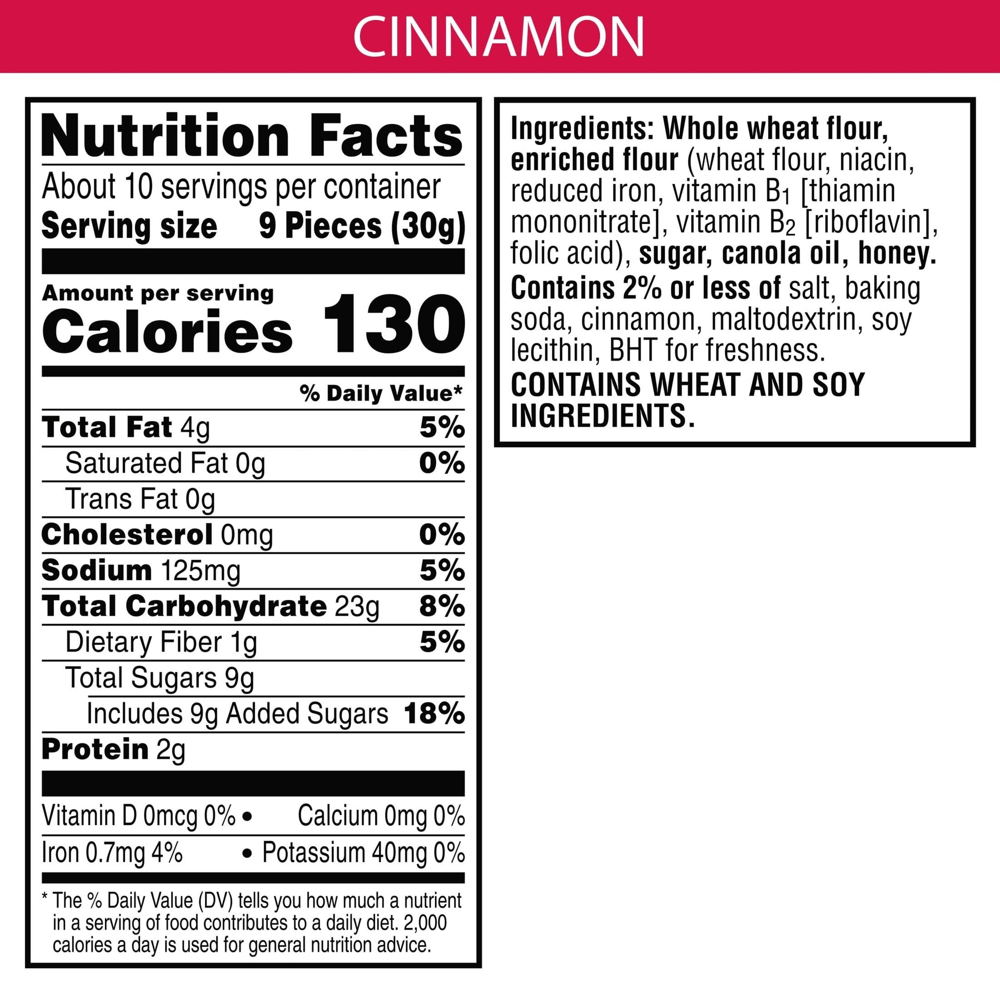SCOOBY-DOO! Baked Graham Cracker Snacks, Made with Whole Grains, Kids Lunch Snacks, Cinnamon, 11oz Box (1 Box)