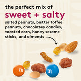Snak Club Sweet and Salty Trail Mix with Peanuts, Butter Toffee Peanuts, M&M'S Chocolate Candies, Toasted Corn, Honey Sesame Sticks, and Almonds