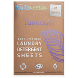 Homevative Laundry Detergent Sheets, 30 Sheets, Up to 60 Loads, Easy Dissolve, Lavender, Eco package, HE Compatible, Septic friendly, Great