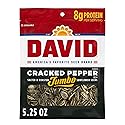 DAVID Jumbo Sunflower Seeds, Cracked Pepper Flavor, 5.25 oz.