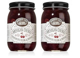 Brownwood Farms Michigan Cherry Filling - 2/18 oz Best Premium Pie Fillings Toppings - Made in USA Gluten-free - W/ Great Lakes cherry - Chefs Baking