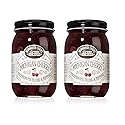 Brownwood Farms Michigan Cherry Filling - 2/18 oz Best Premium Pie Fillings Toppings - Made in USA Gluten-free - W/ Great Lakes cherry - Chefs Baking