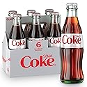 Diet Coke Glass Bottle, 8 fl oz, 6 Pack
