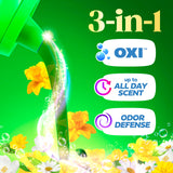 Gain Plus Liquid Laundry Detergent, Cleaner, Fresher, Now with Oxi, Original Scent, 170 fl oz, 129 Loads