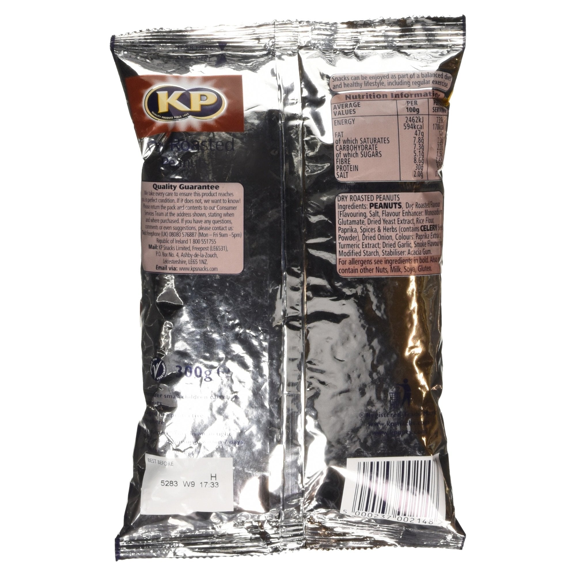KP Dry Roasted Peanuts (250g)