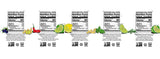 Culture Pop Sparkling Probiotic Soda 5 Flavor Variety Pack 40 Calories per can, Vegan, Non-GMO | 12 Fl Oz Cans Pack of 10