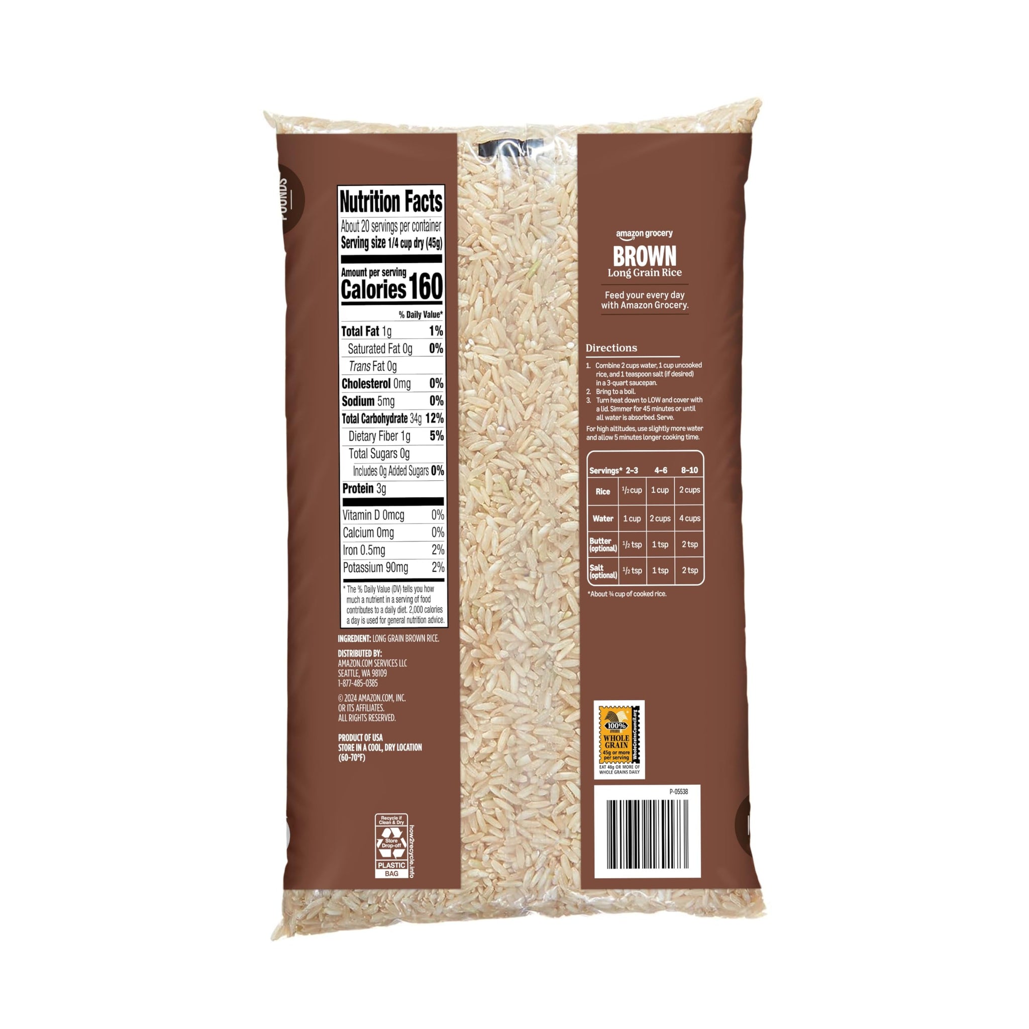 Happy Belly Brown Rice 2 lb