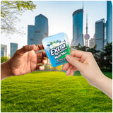 EXTRA Refreshers Mint Mix Gum, 3.21-Ounce 40-Piece Bottle (Pack of 6)